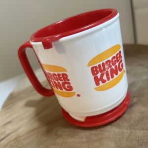 Whirley Burger King Travel Coffee‎ Mug 1980's